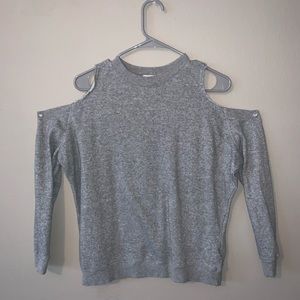 Cut out crewneck sweater